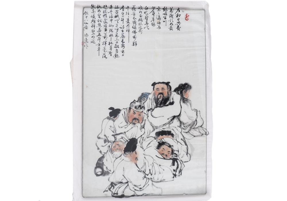 Hand-Painted Chinese Scroll