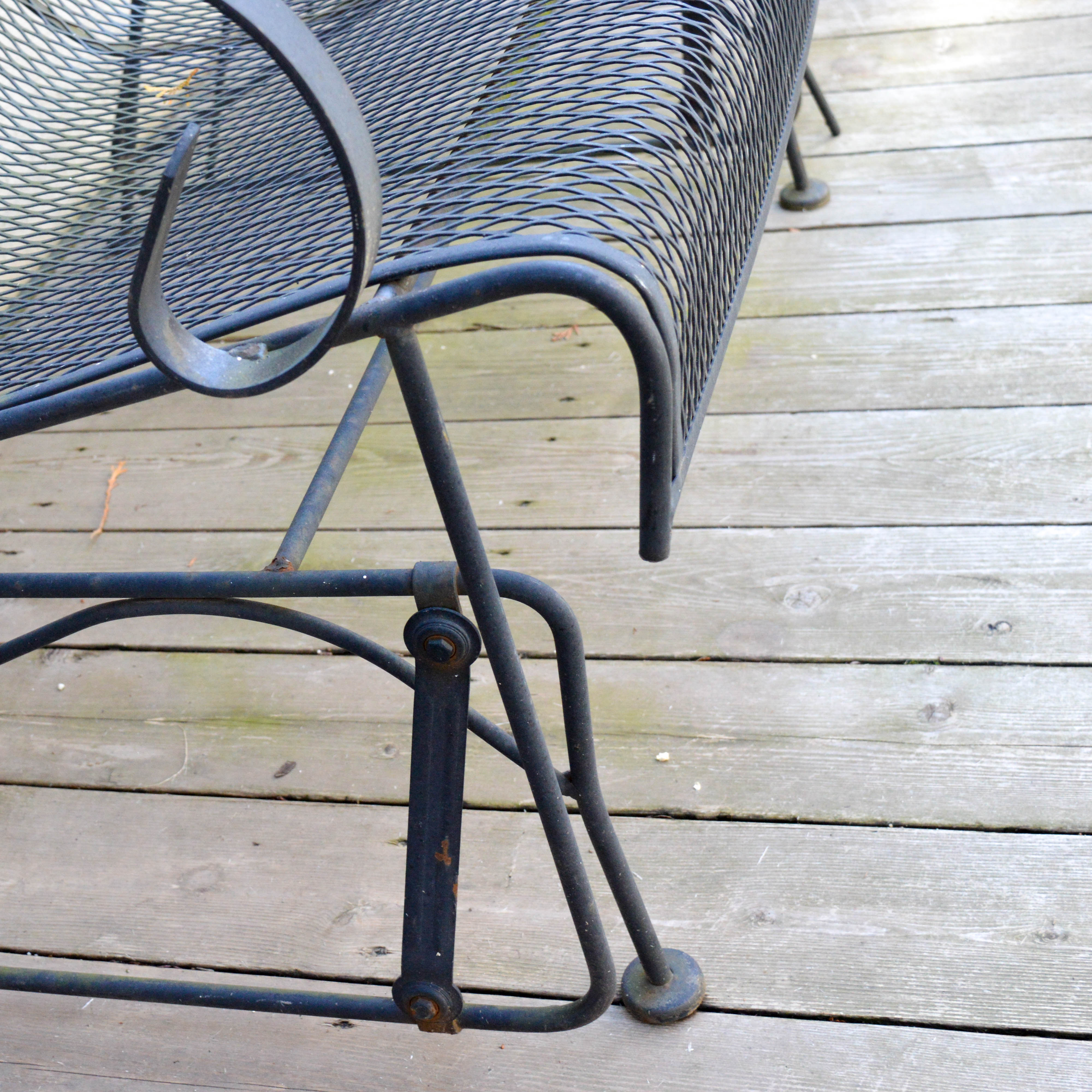 Patio Rocker with Side Table