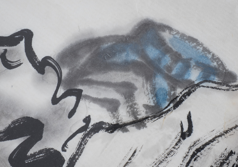 Hand-Painted Chinese Scroll