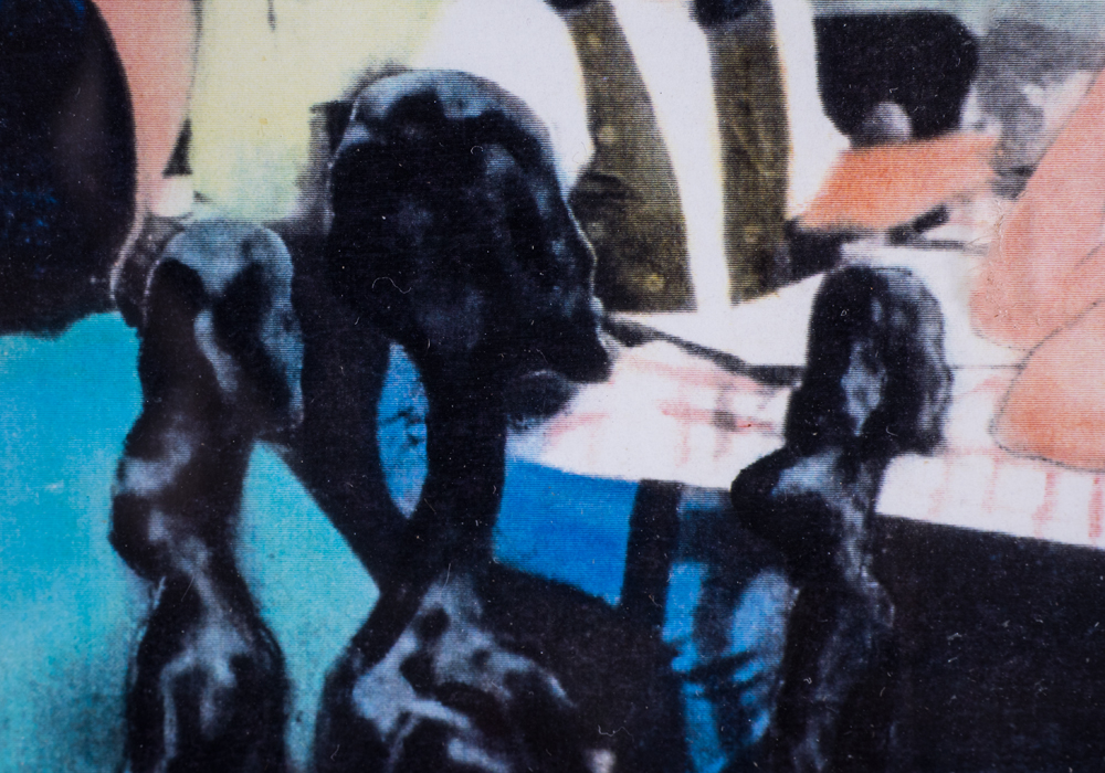 Barry Kite Signed Print "Dejeuner at the House o' Ribs"