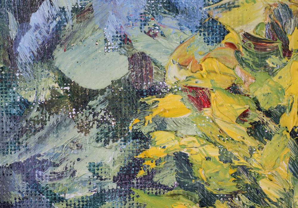 Signed Oil Painting "Croquet at Cylburn Arboretum"