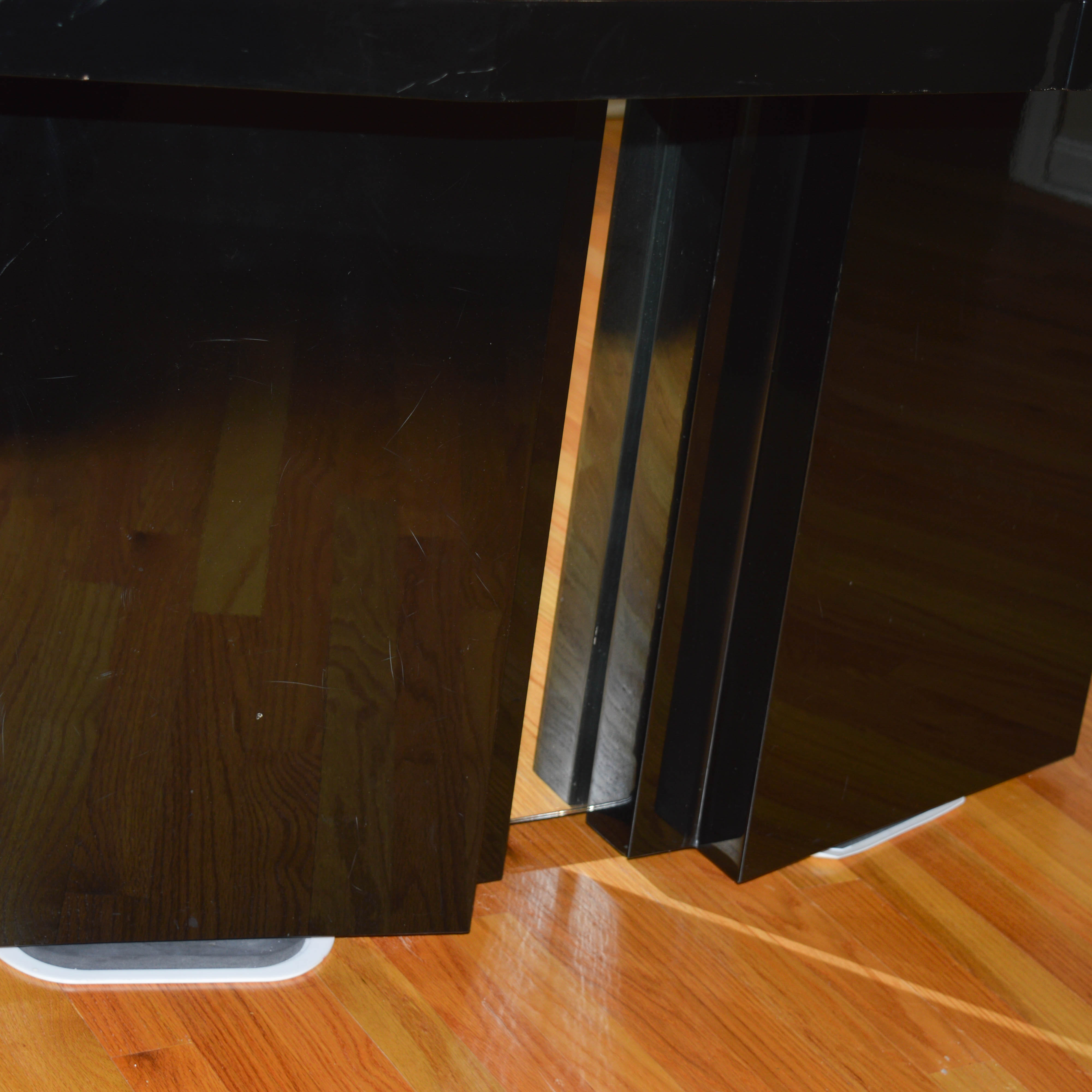 Roche Bobois Black Lacquer Dining Table