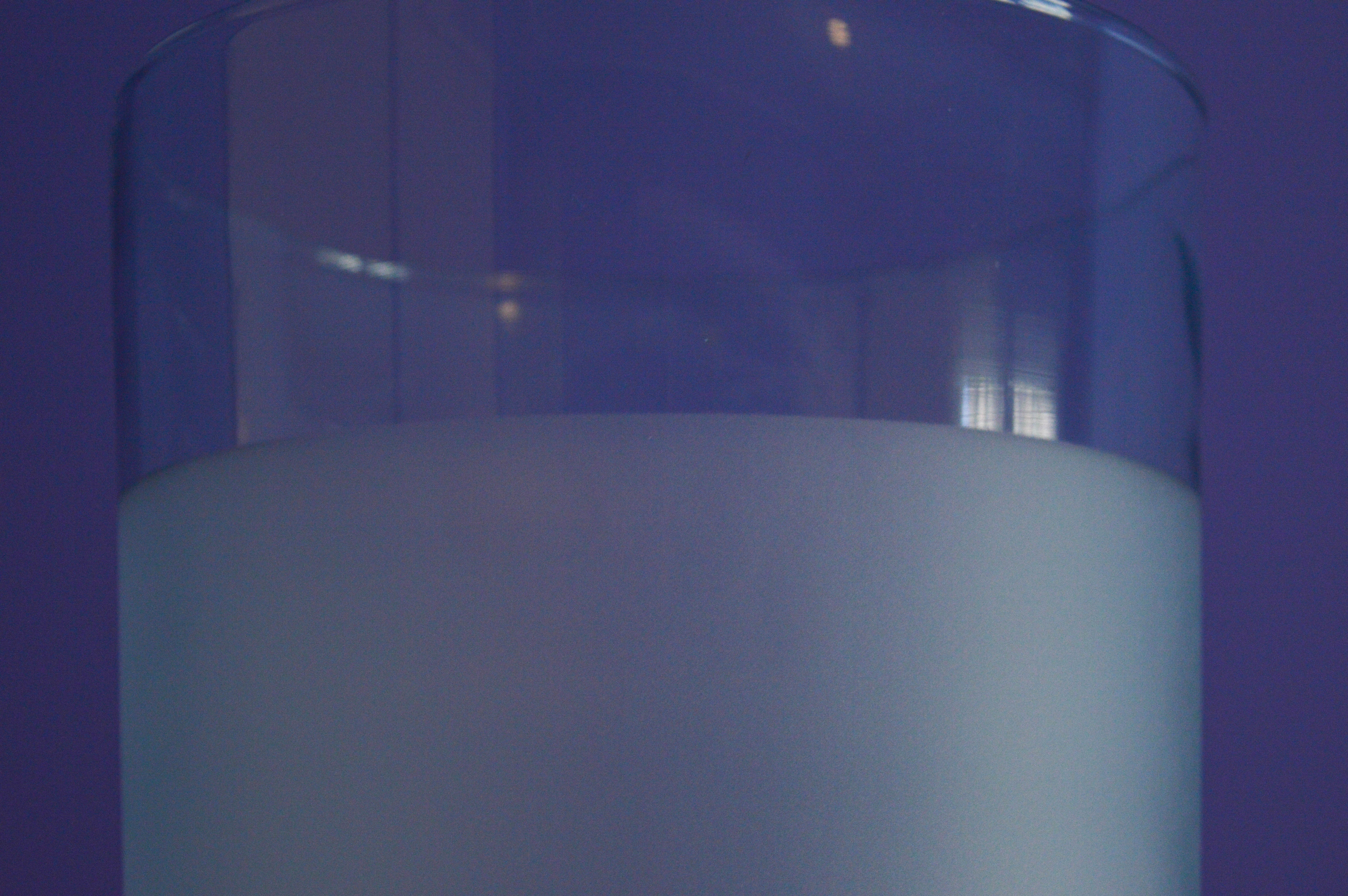 Blue Glass Vase Lamp