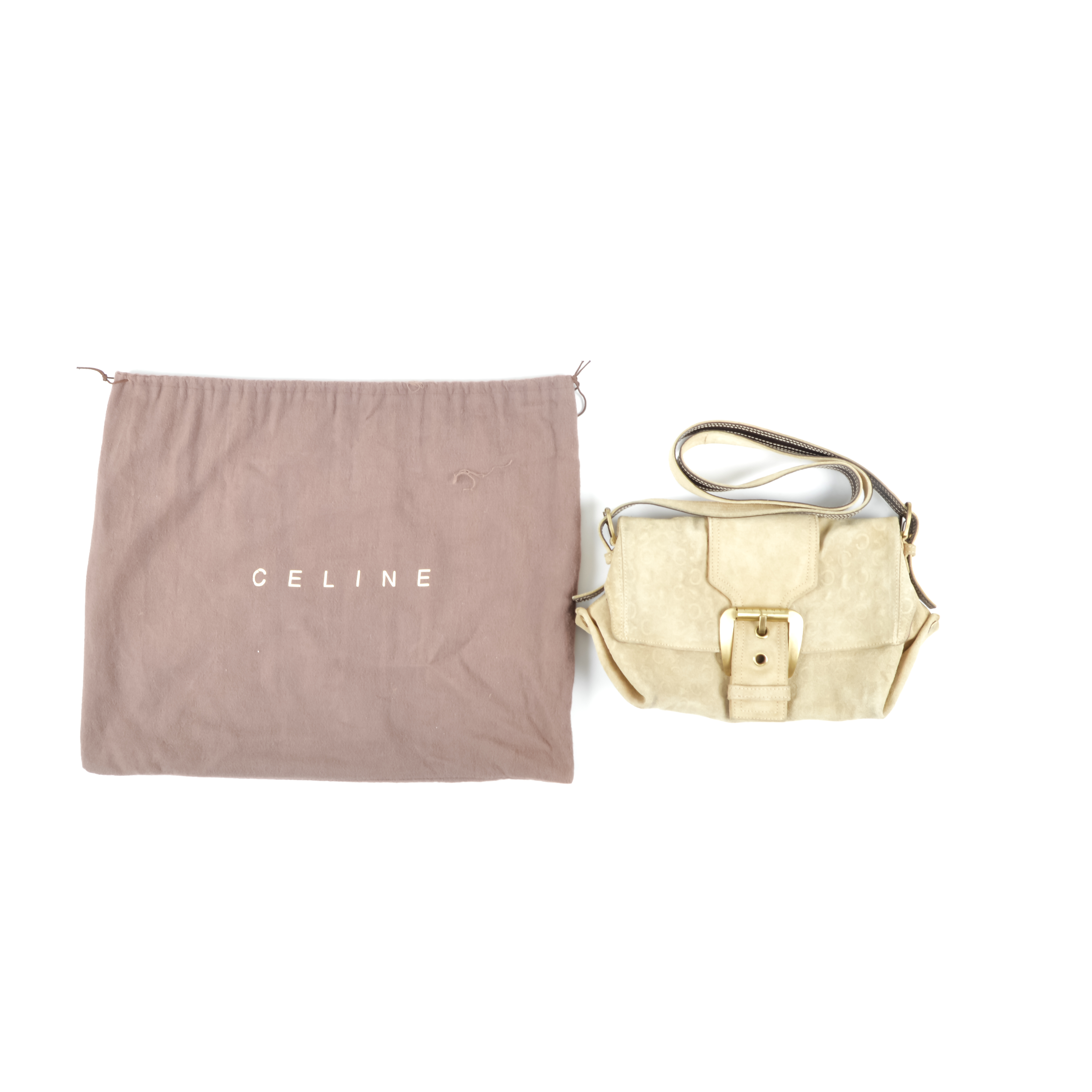 Céline Suede Purse