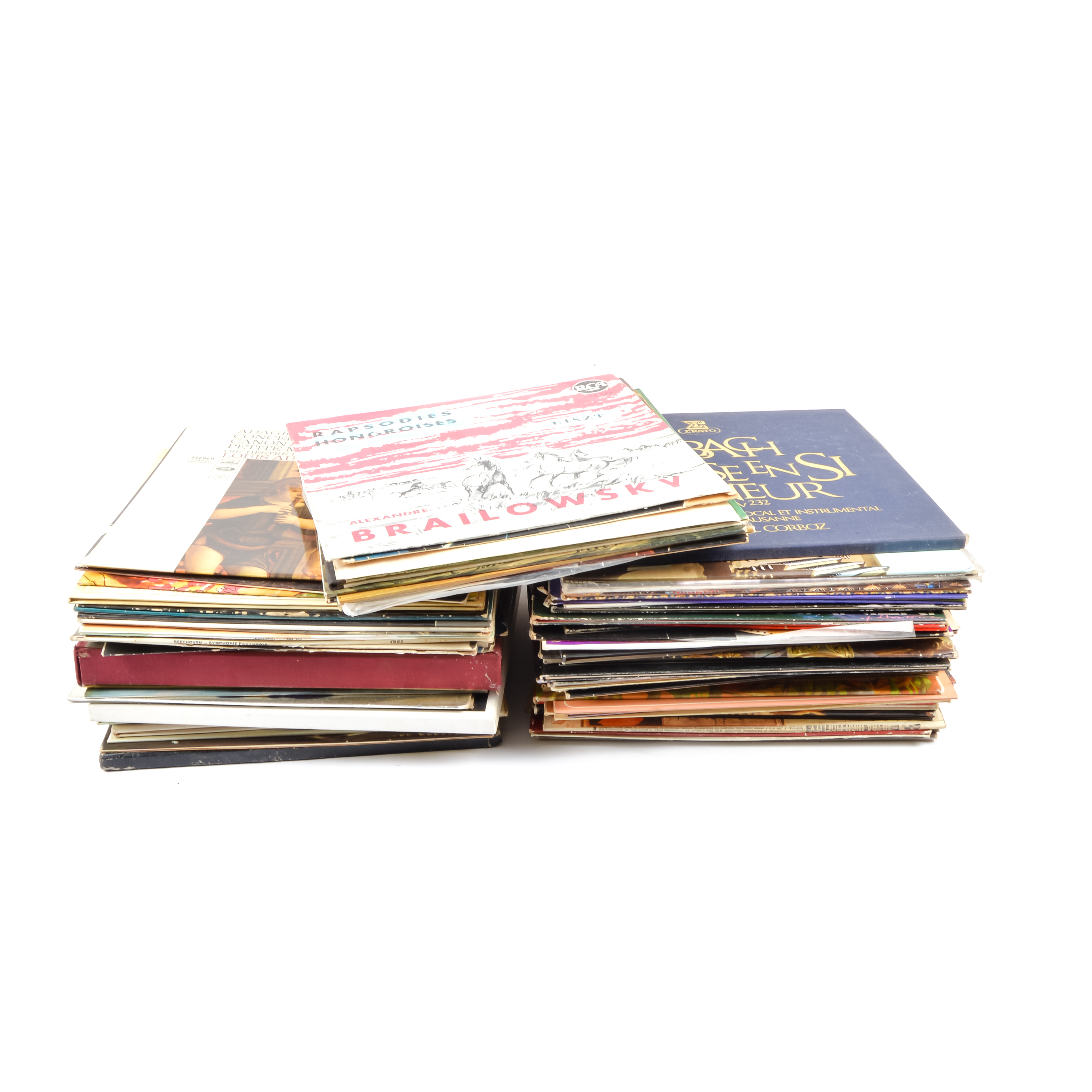 Assortment of Classical and World Music Records