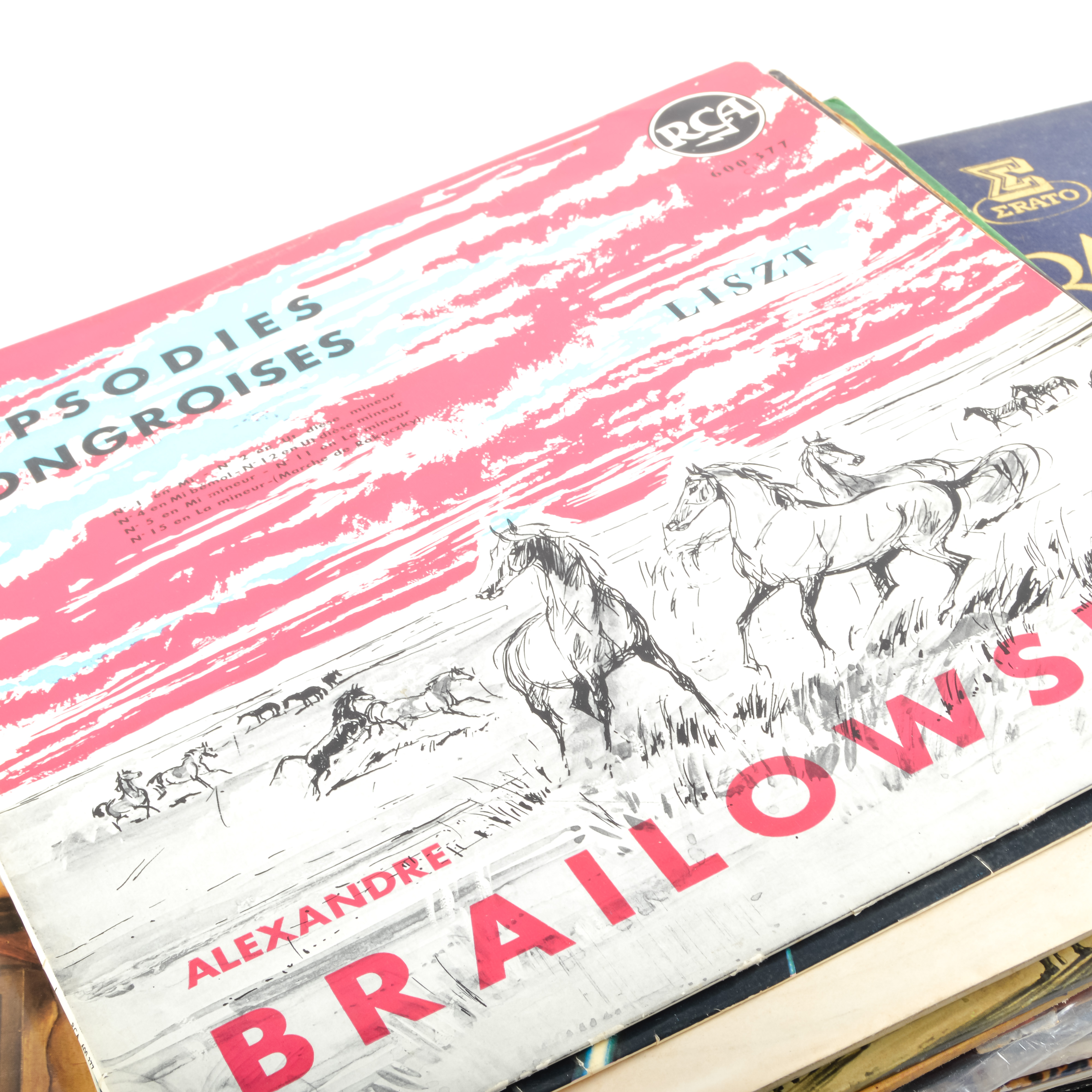 Assortment of Classical and World Music Records