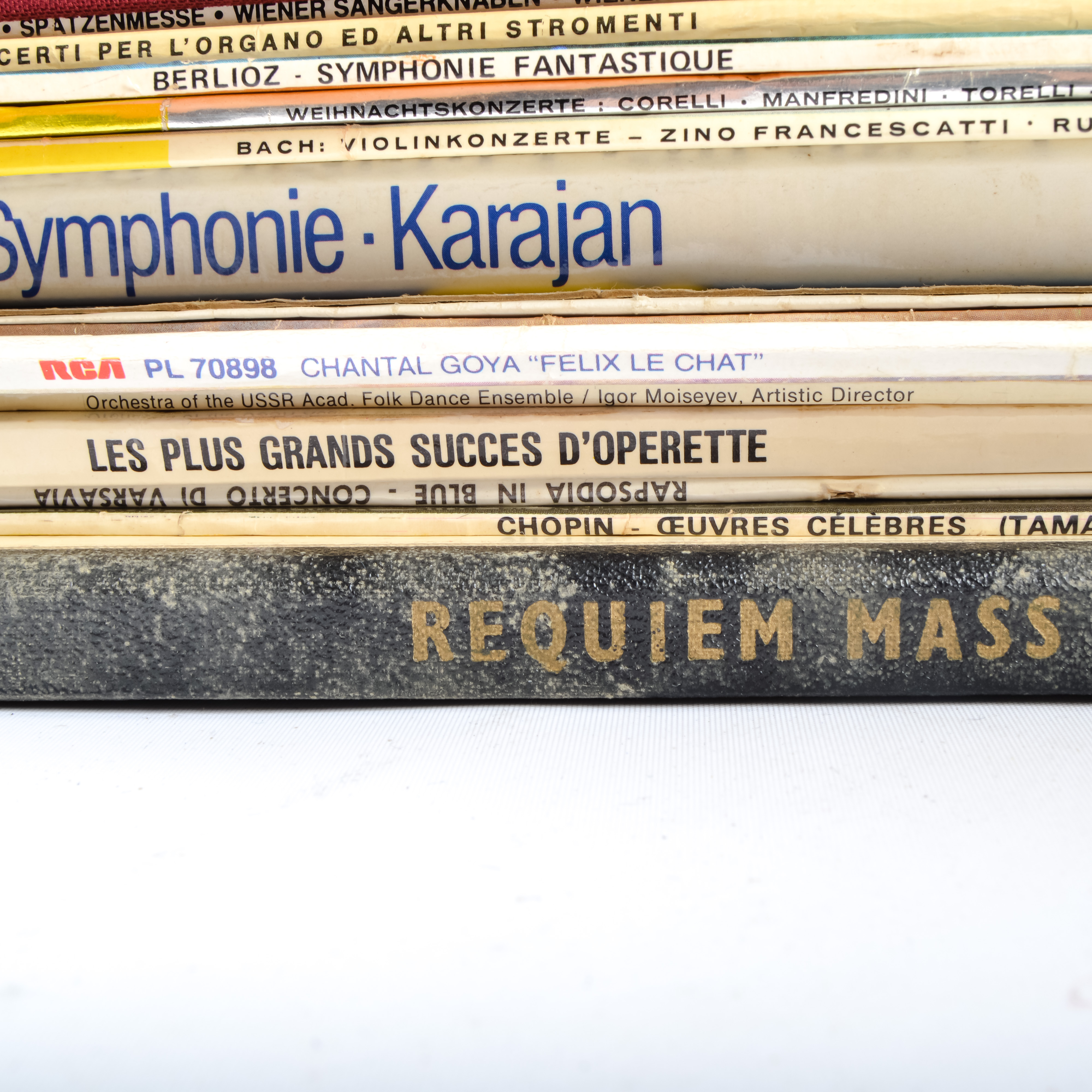 Assortment of Classical and World Music Records