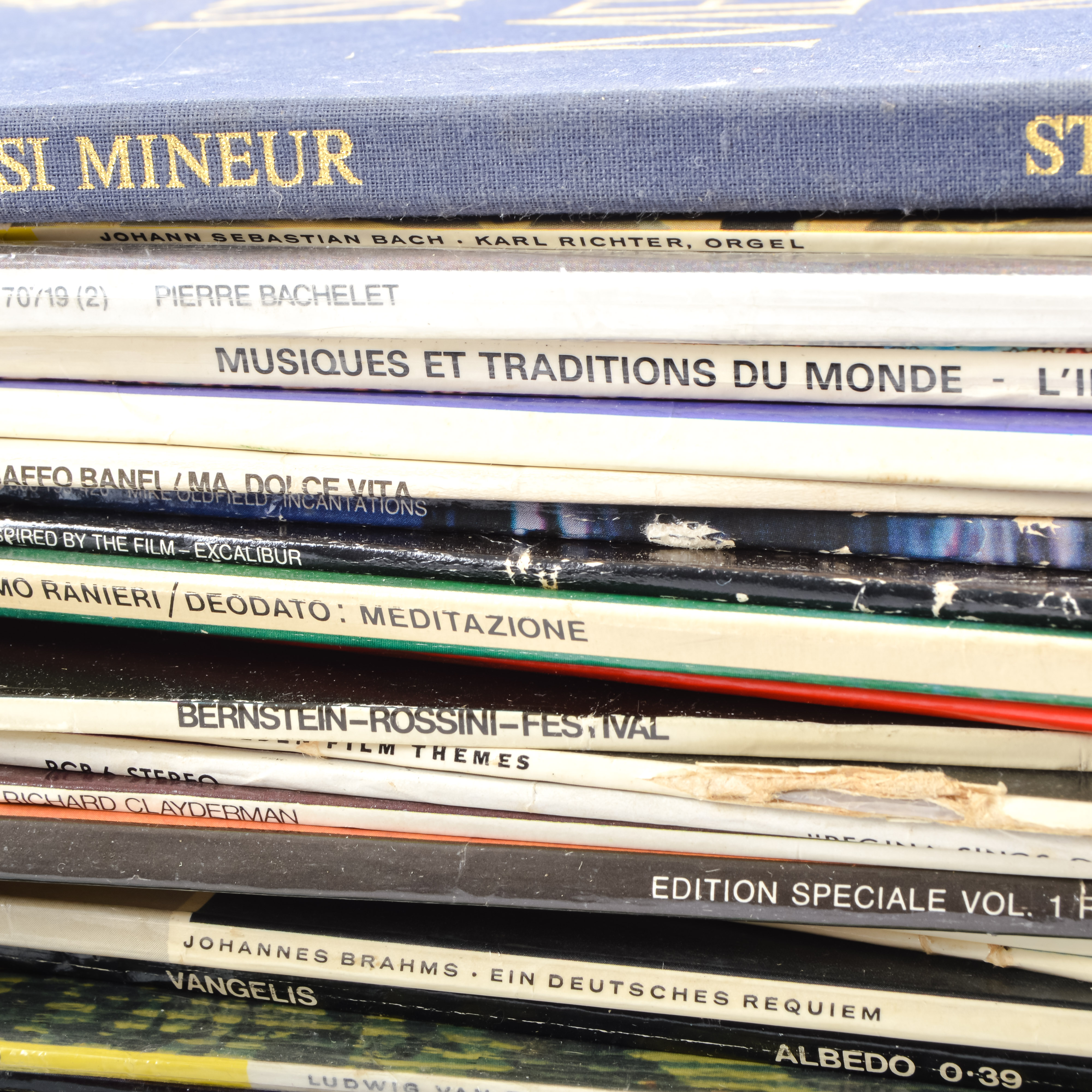 Assortment of Classical and World Music Records