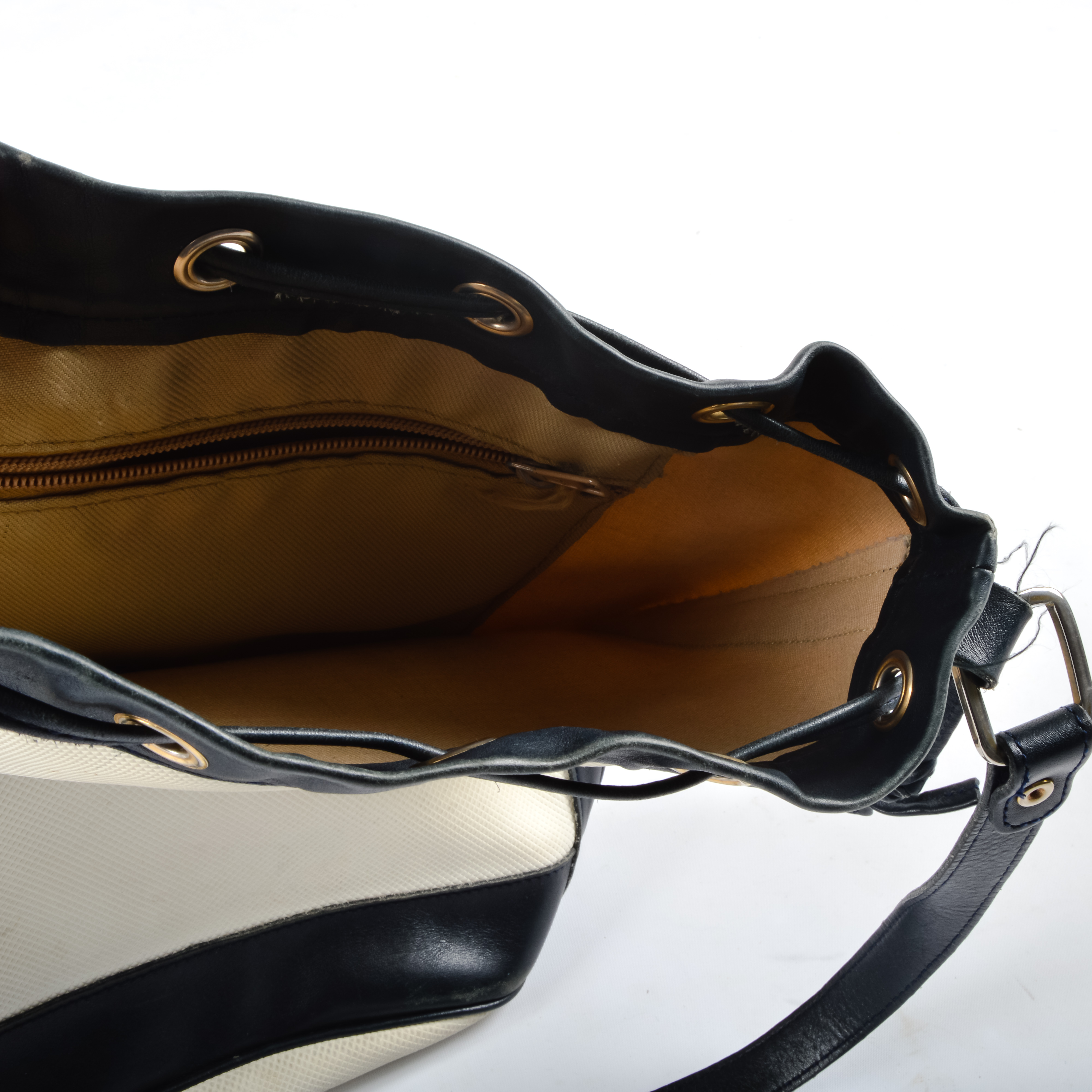 Longchamp Leather Bucket Bag