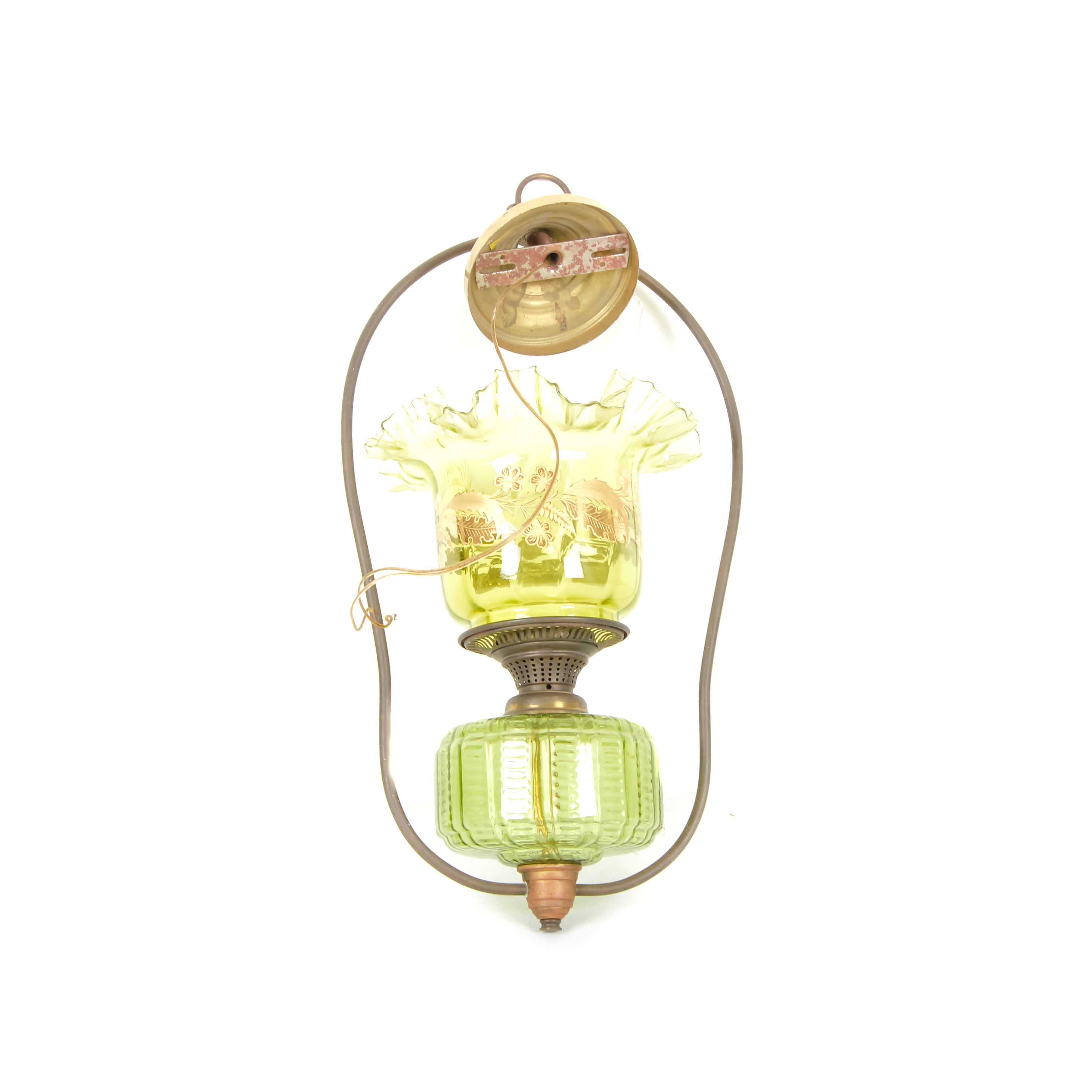 Hardwired Hanging Oil Lamp