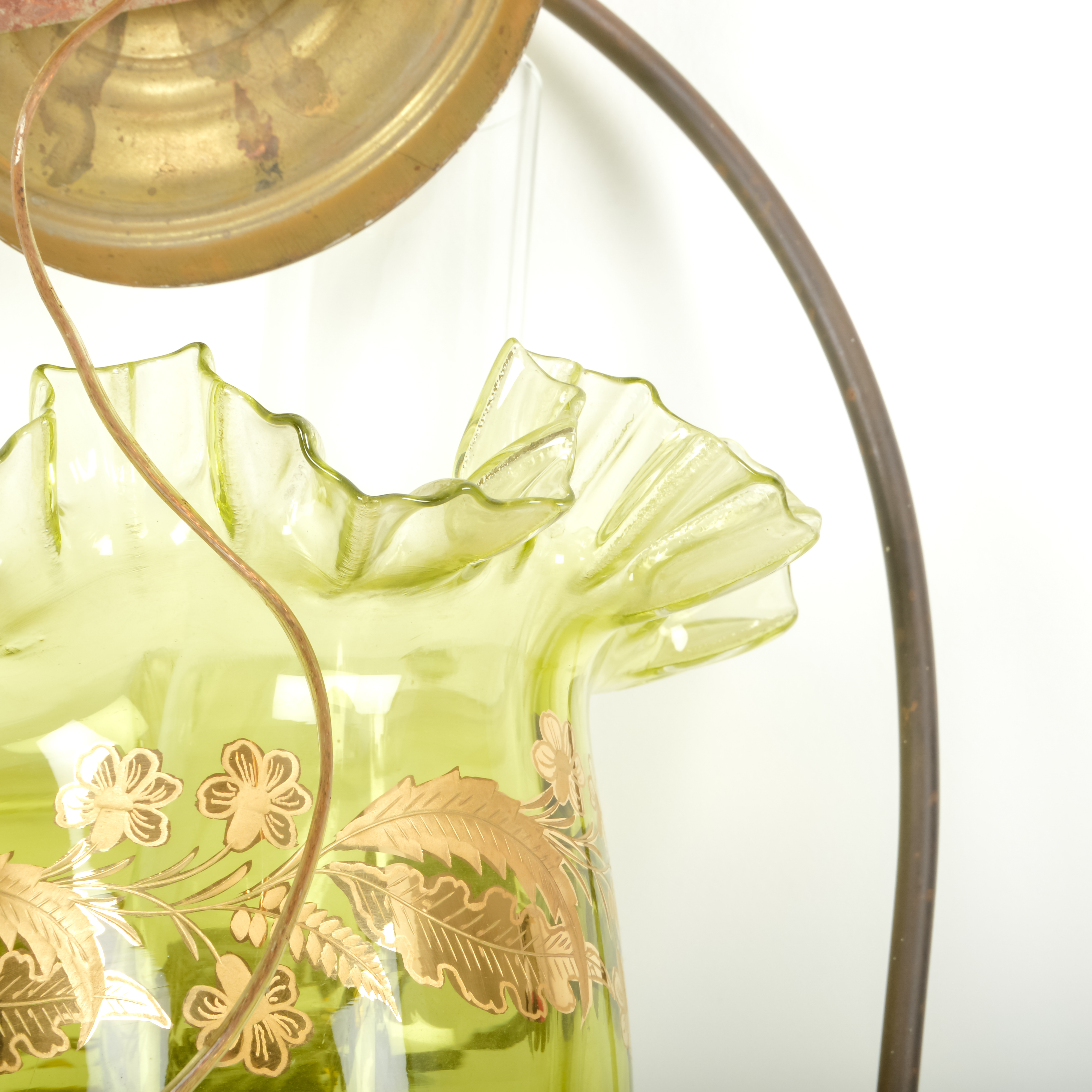 Hardwired Hanging Oil Lamp