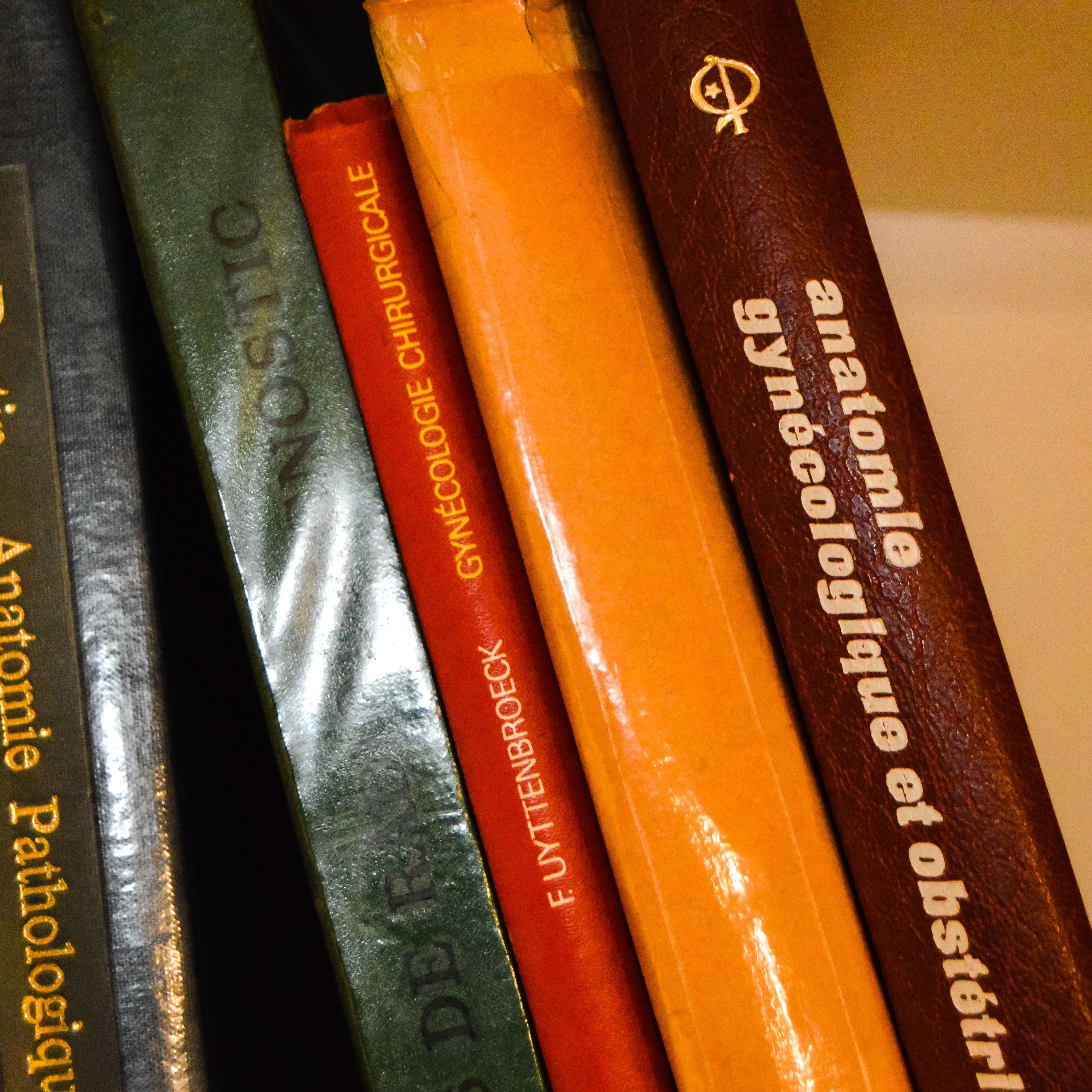Assortment of Medical Books in French and German