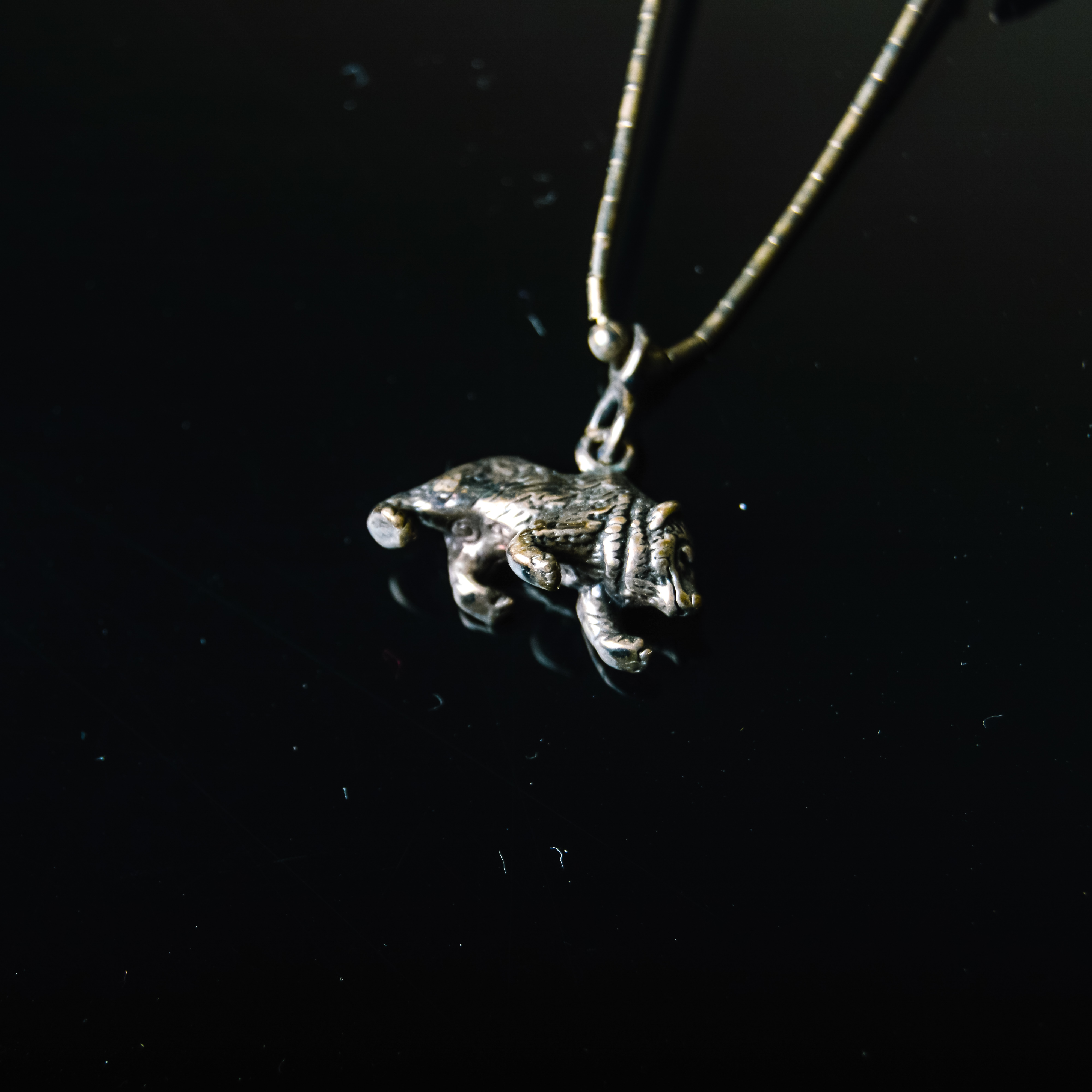 Sterling Silver Animal Necklace and Ring