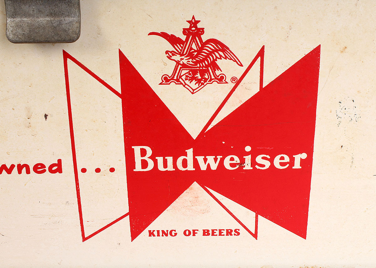 Vintage Metal Budweiser Cooler