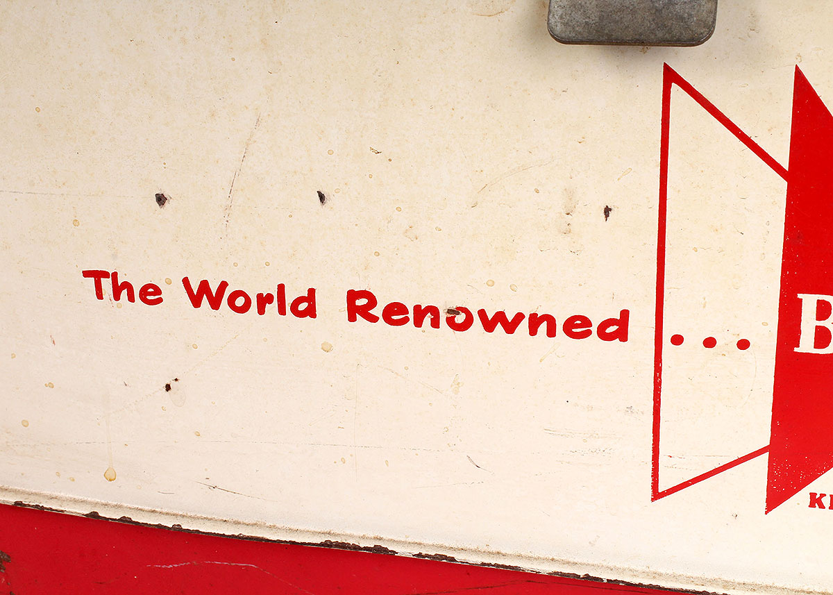 Vintage Metal Budweiser Cooler