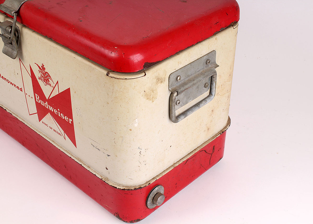 Vintage Metal Budweiser Cooler