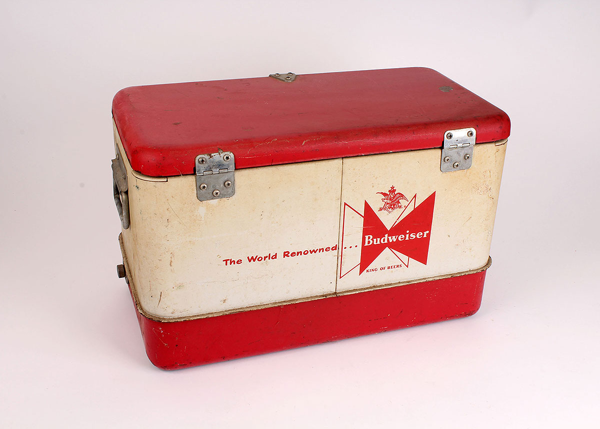 Vintage Metal Budweiser Cooler