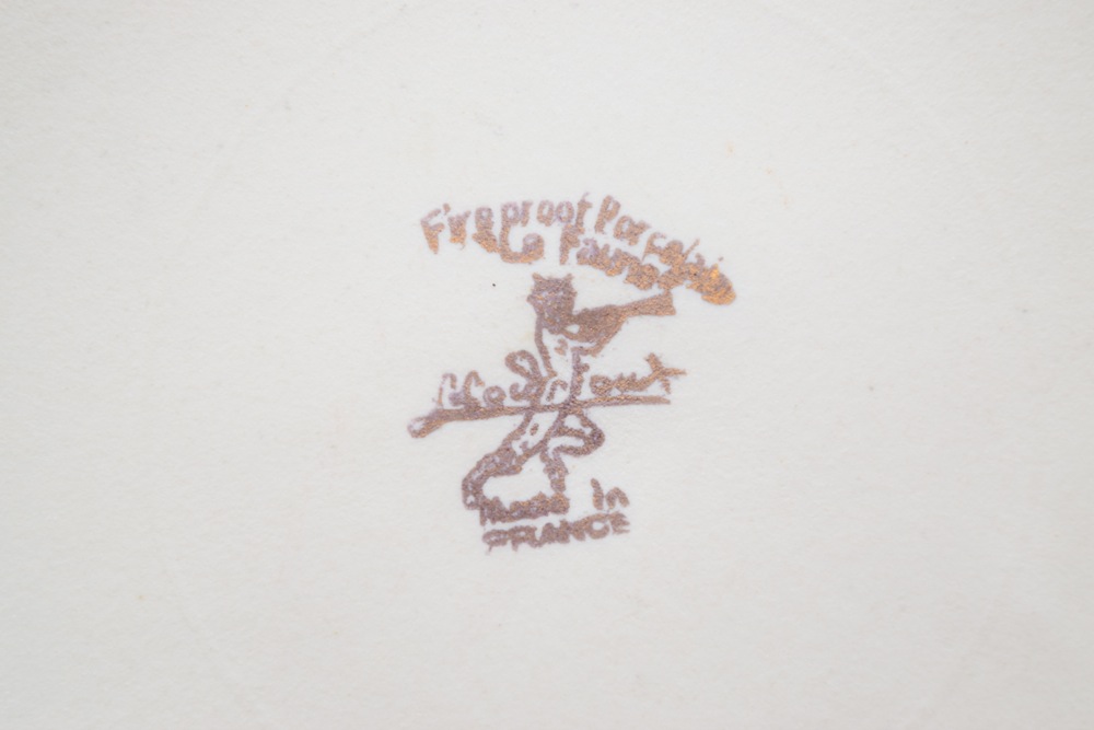 Pair of French Porcelain Songbird Dishes