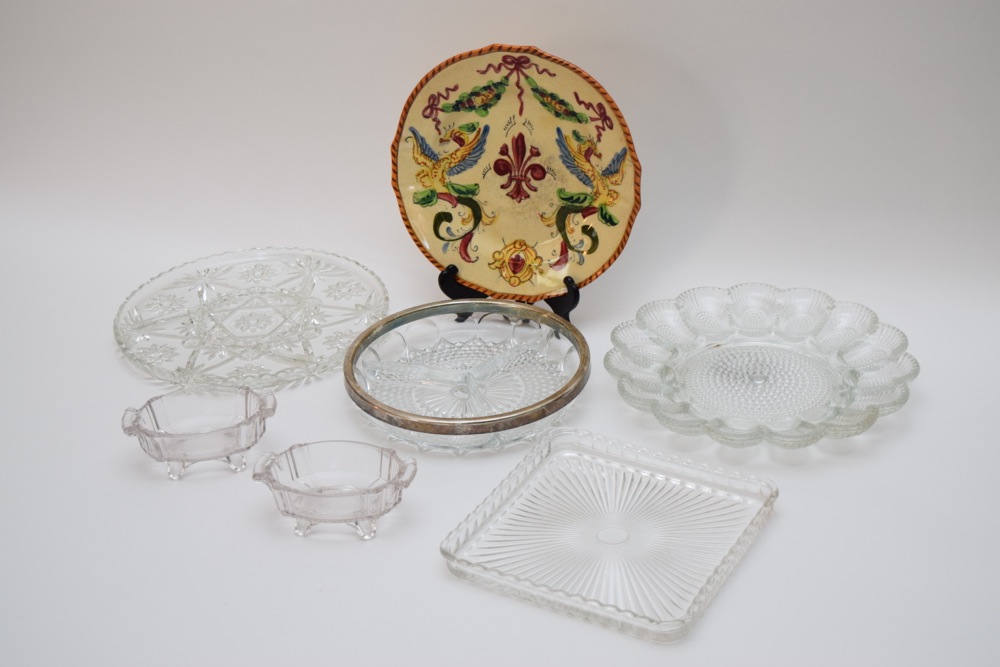 Glass and Porcelain Serving Ware