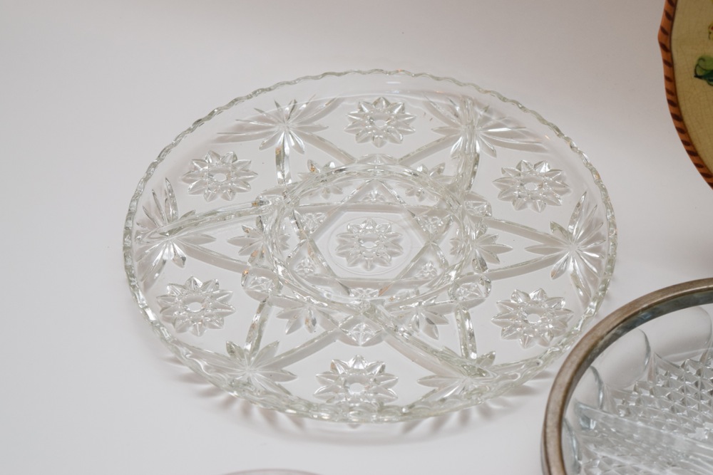 Glass and Porcelain Serving Ware