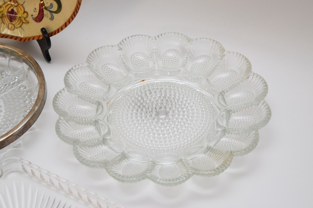 Glass and Porcelain Serving Ware