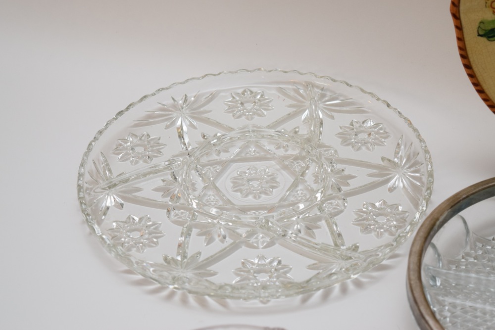 Glass and Porcelain Serving Ware