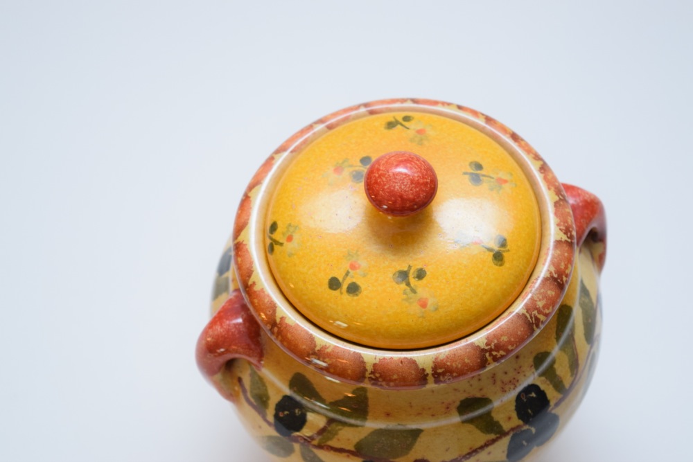 Made in Italy for Williams-Sonoma Pottery Canister