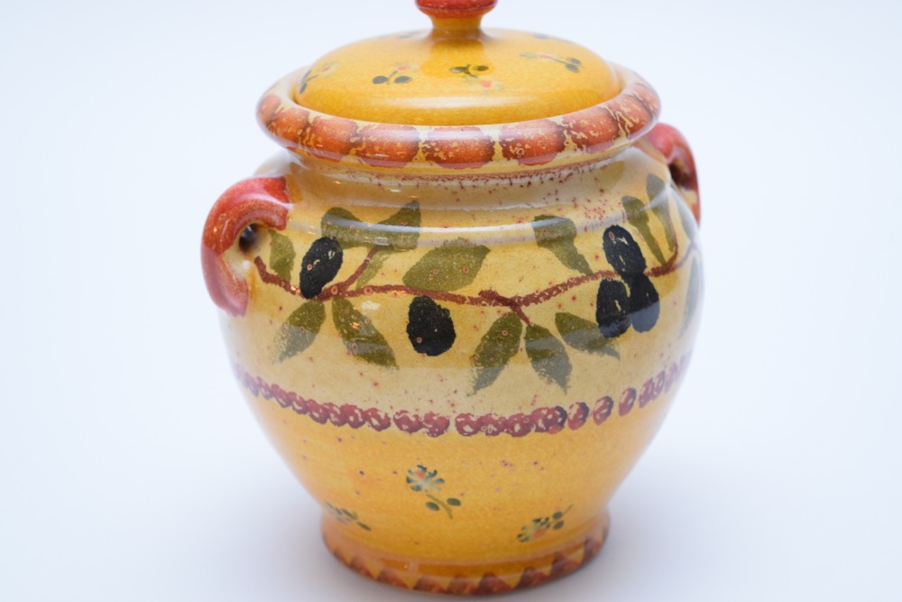 Made in Italy for Williams-Sonoma Pottery Canister