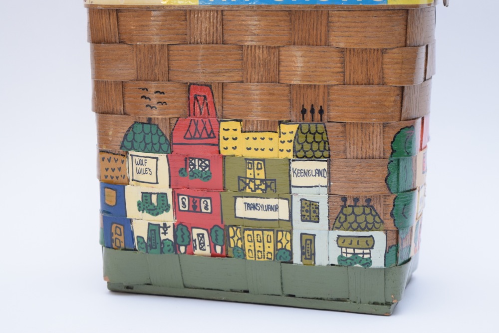 Mid-Century Lexington, Kentucky Caro-Nan Basket Handbag