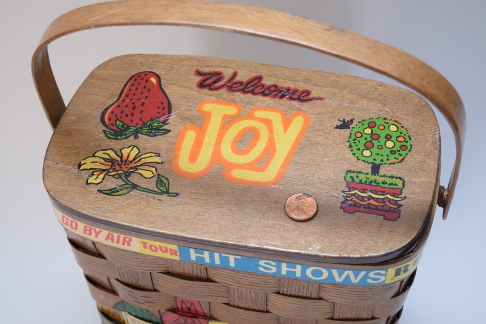 Mid-Century Lexington, Kentucky Caro-Nan Basket Handbag