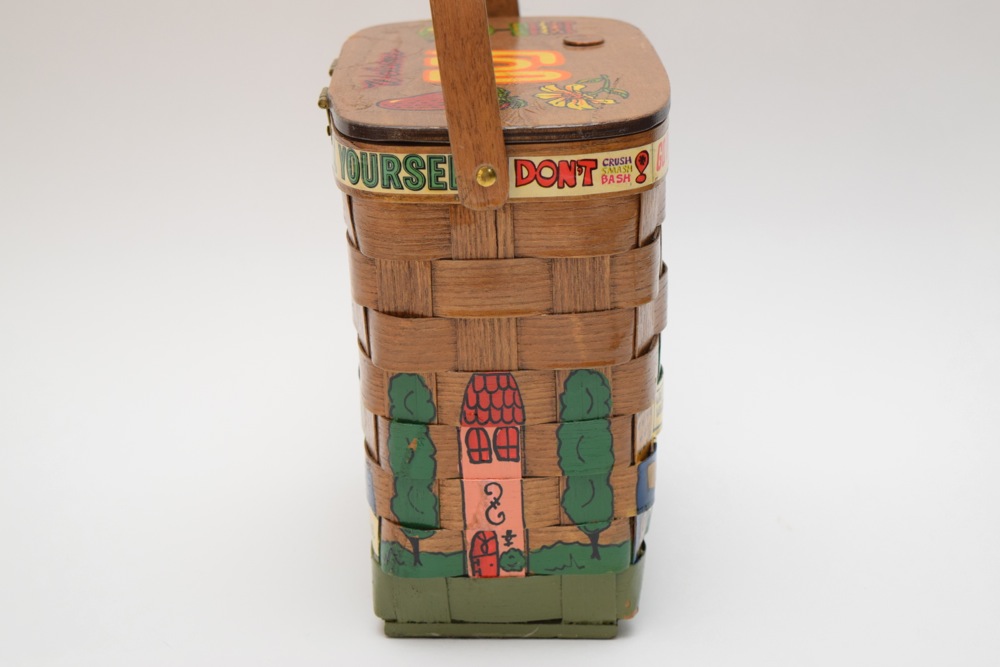 Mid-Century Lexington, Kentucky Caro-Nan Basket Handbag