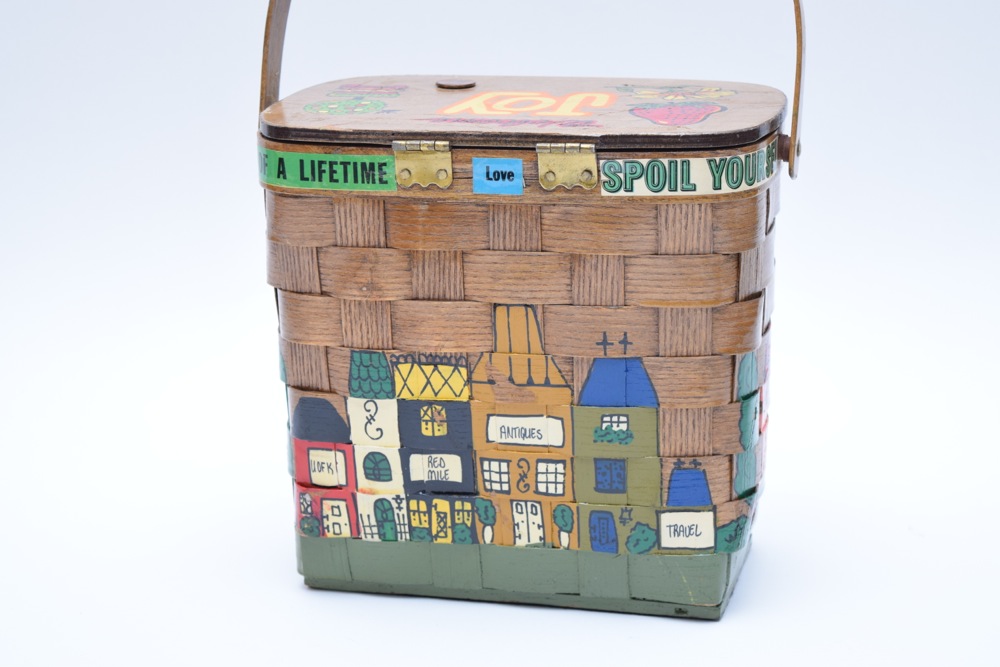 Mid-Century Lexington, Kentucky Caro-Nan Basket Handbag