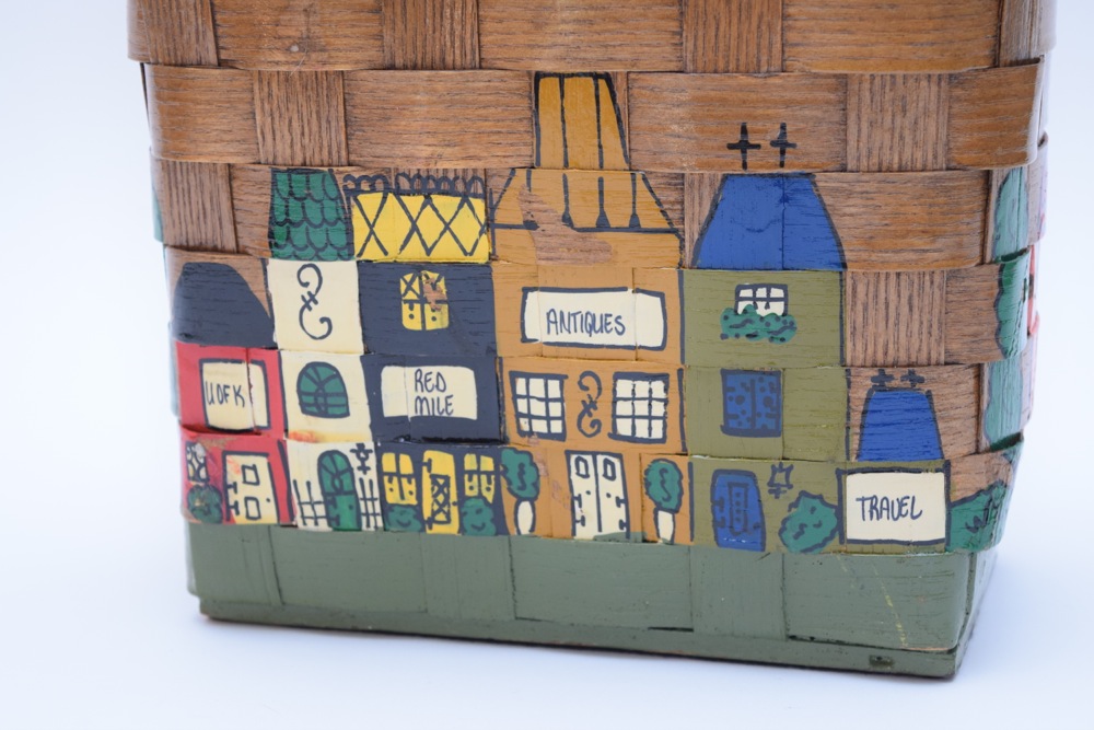 Mid-Century Lexington, Kentucky Caro-Nan Basket Handbag