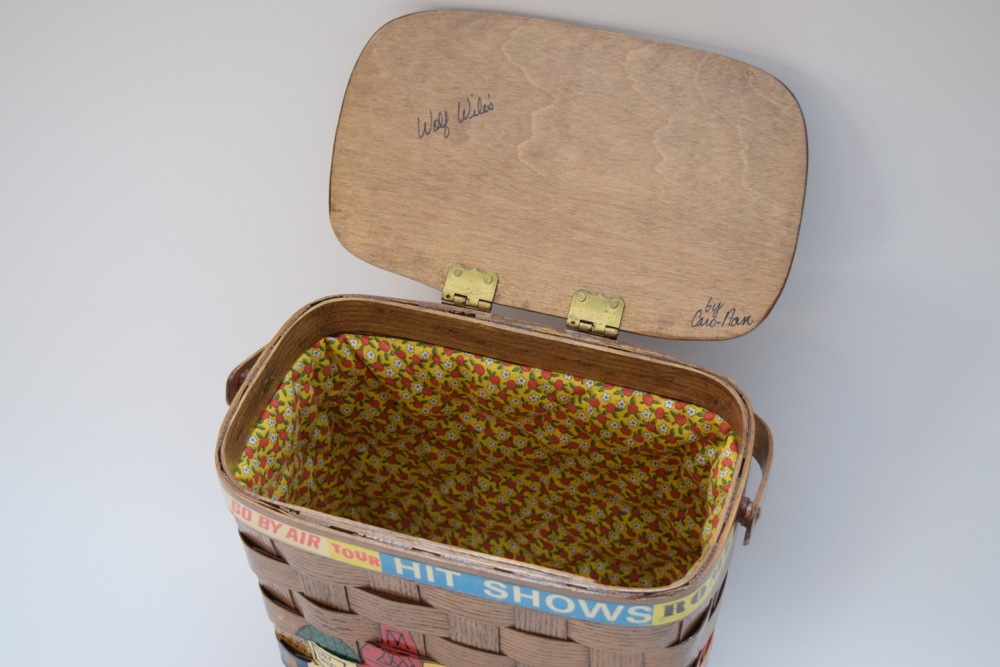 Mid-Century Lexington, Kentucky Caro-Nan Basket Handbag