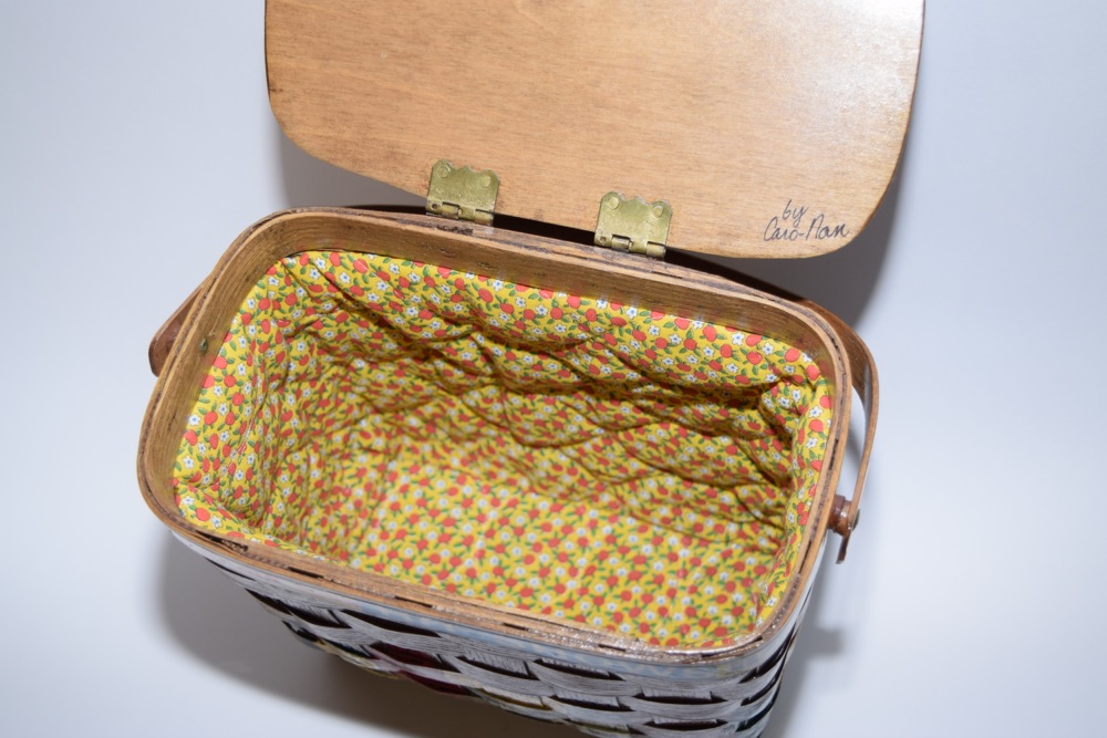 Mid-Century Lexington, Kentucky Caro-Nan Basket Handbag