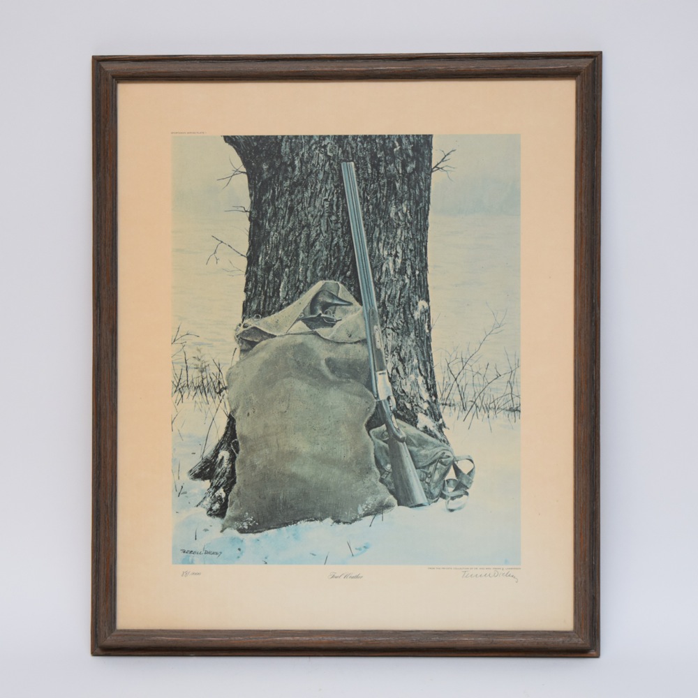 Signed and Numbered Terrell Dickey Hunt Themed Lithograph