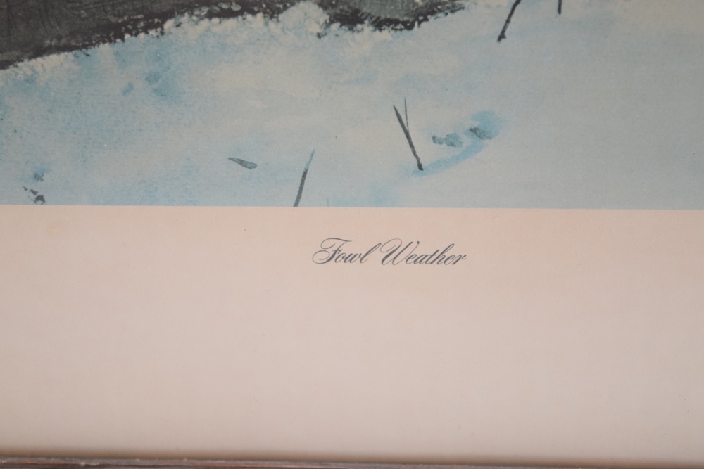 Signed and Numbered Terrell Dickey Hunt Themed Lithograph