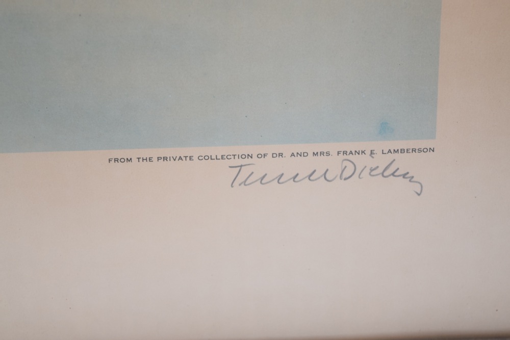 Signed and Numbered Terrell Dickey Hunt Themed Lithograph