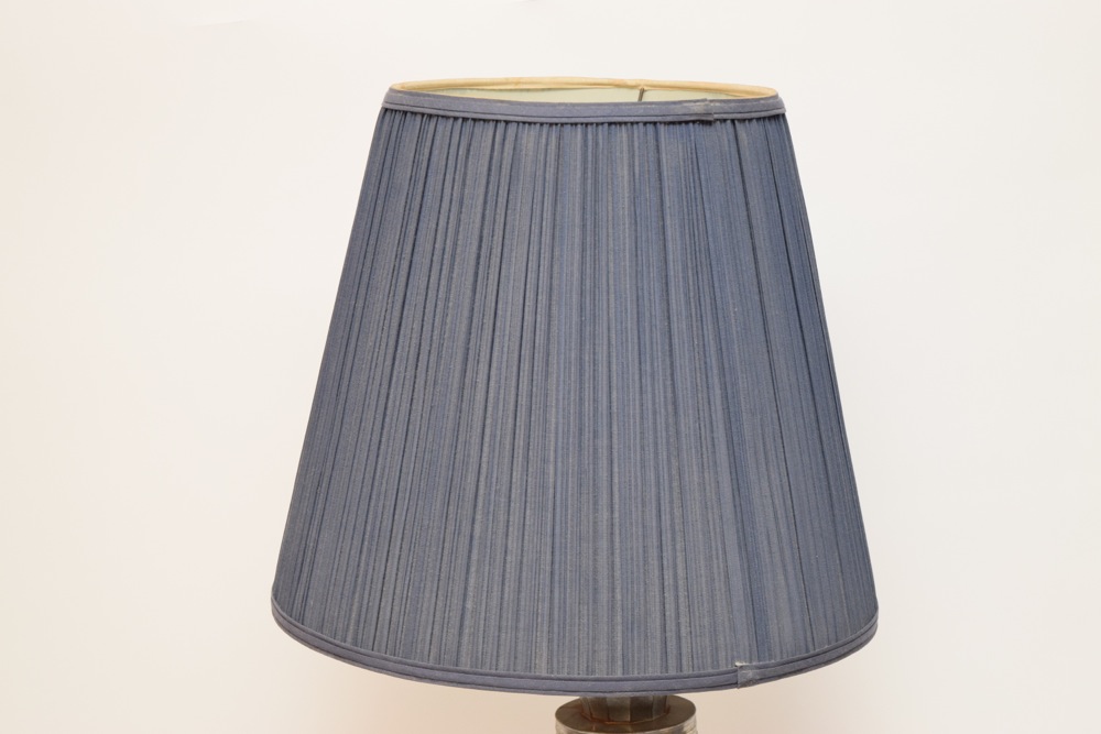 Large Vintage Hand Soldered Tin Lamp