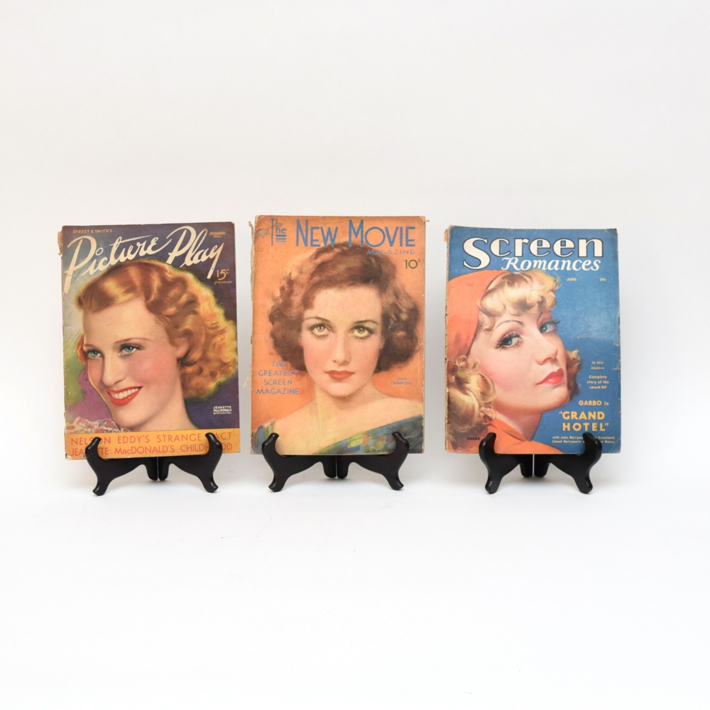 Three 1930s Movie Magazines