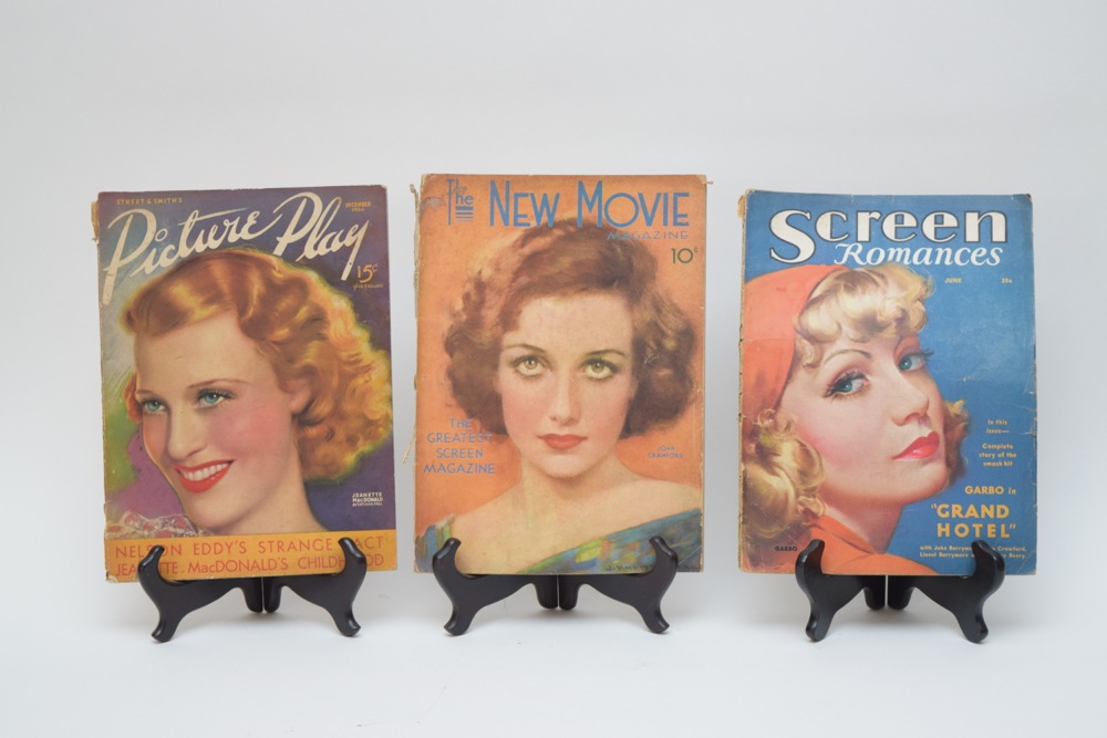 Three 1930s Movie Magazines
