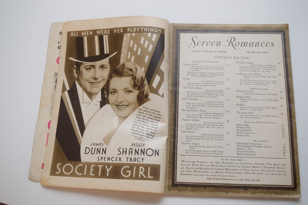 Three 1930s Movie Magazines