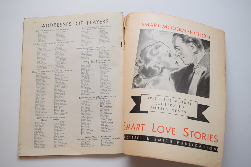 Three 1930s Movie Magazines