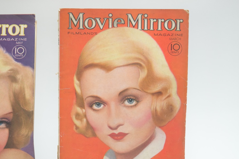 Pair of 1930s Movie Mirror Magazines