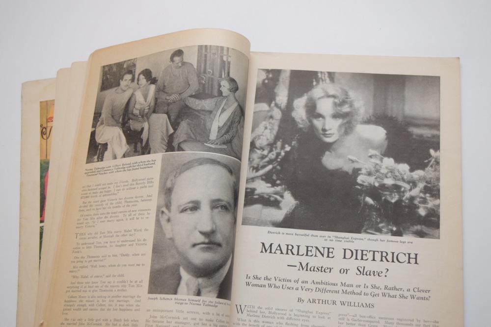 Pair of 1930s Movie Mirror Magazines