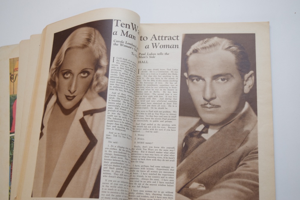 Pair of 1930s Movie Mirror Magazines