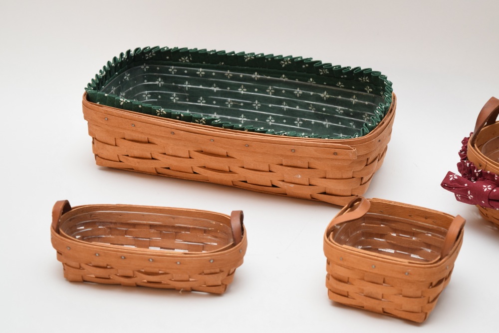 Five Longaberger Baskets