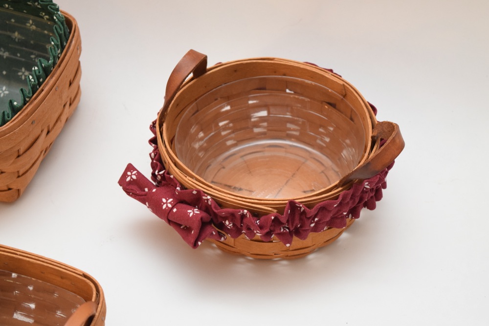 Five Longaberger Baskets