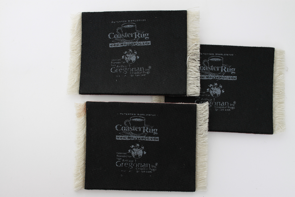 Oil Wick Coffee Pot, Camel Trinket Boxes, and Novelty Rug Coasters