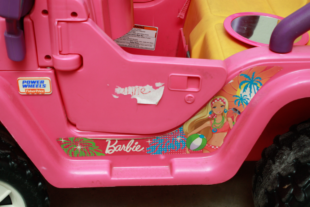 Power Wheels Barbie Wrangler and Disney Princess Child's Chairs